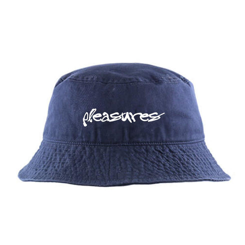 PLEASURES HYDE LOGO BUCKET HAT Mens Apparel - MENS APPAREL